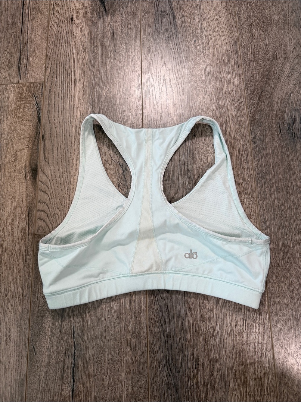 ALO Yoga Light Mint Racerback Sports Bra